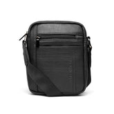 Bolso bandolera mediano Iker negro frontal